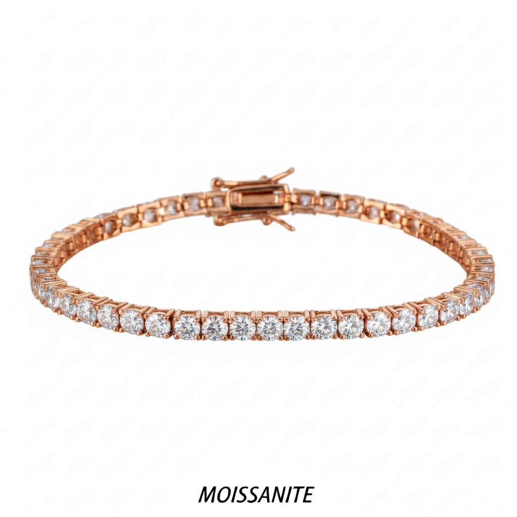 צמיד טניס מוסונייט mosi002-3mm-4.9ct-5.5ct–2-M