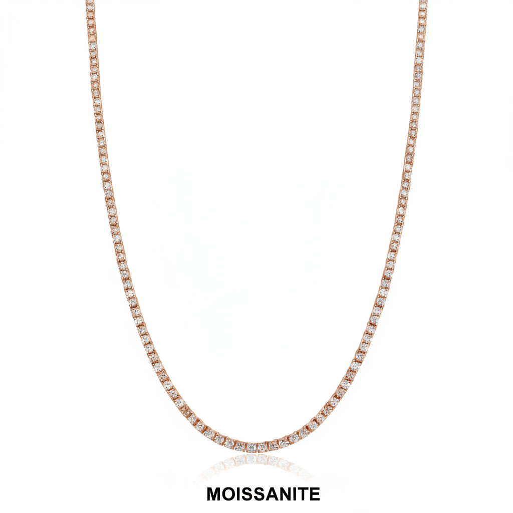 שרשרת טניס מוסונייט mosi004-2.5mm-8.46ct–2-M