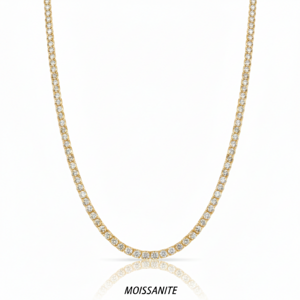 שרשרת טניס מוסונייט mosi005-3mm-12.5ct–3-M