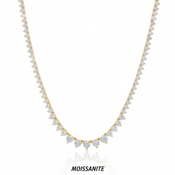 שרשרת טניס מוסונייט mosi007-3-5mm-15.1ct–3-M