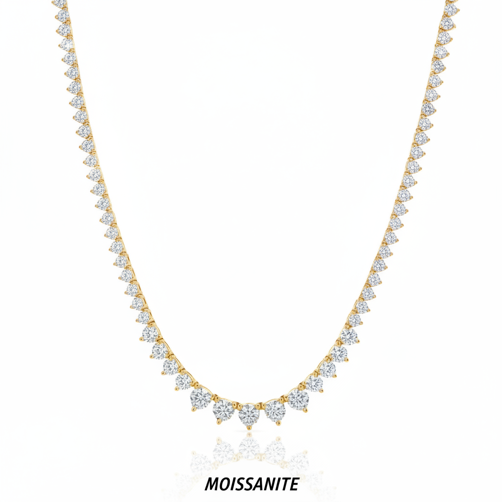 שרשרת טניס מוסונייט mosi007-3-5mm-15.1ct–3-M