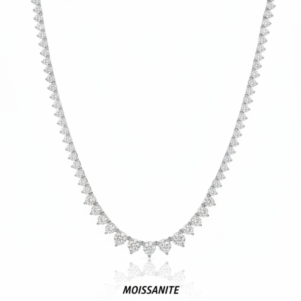 שרשרת טניס מוסונייט mosi007-3-5mm-15.1ct–1-M