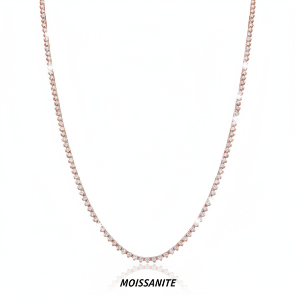 שרשרת טניס מוסונייט mosi008-3mm-12ct–2-M