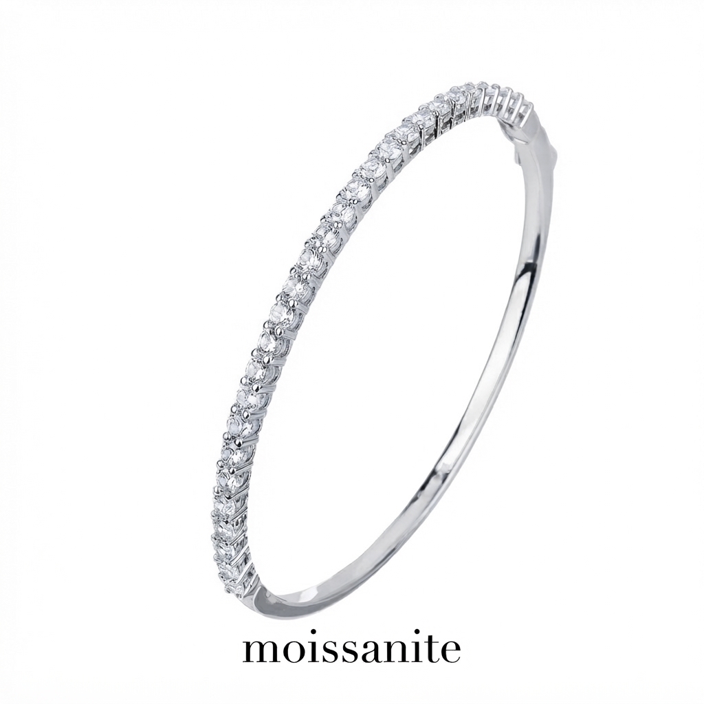 צמיד קשיח מוסונייט pnmosi024-1 3.12 ct