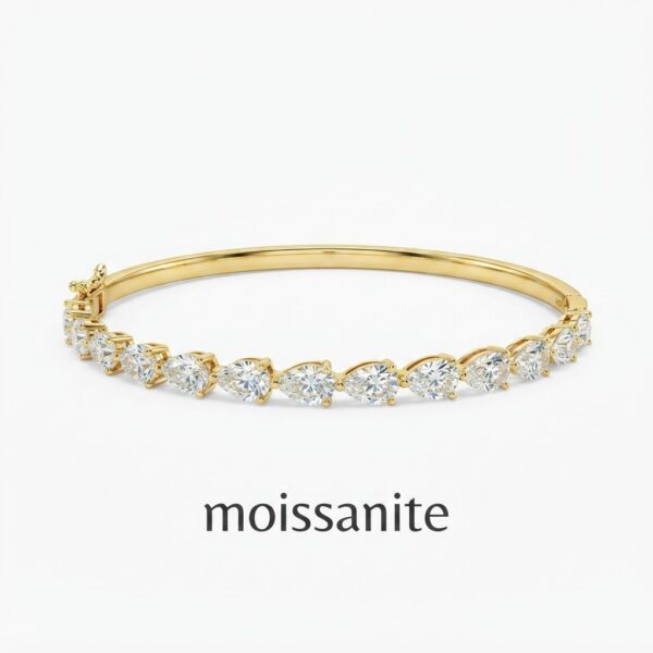 צמיד קשיח מוסונייט pnmosi025-3 4.96 ct
