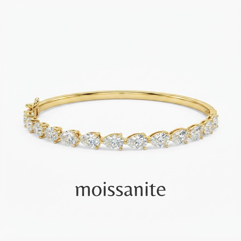 צמיד קשיח מוסונייט pnmosi025-3 4.96 ct