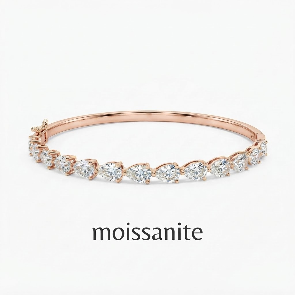 צמיד קשיח מוסונייט pnmosi025-2 4.96 ct